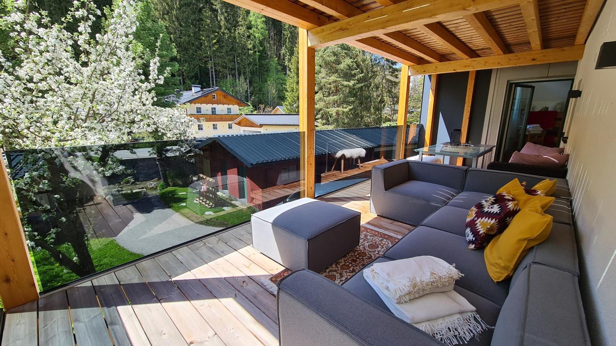 Jagd Trifft Moderne & Boutique Jardin Ferienhaus Annaberg im Lammertal Buitenkant foto